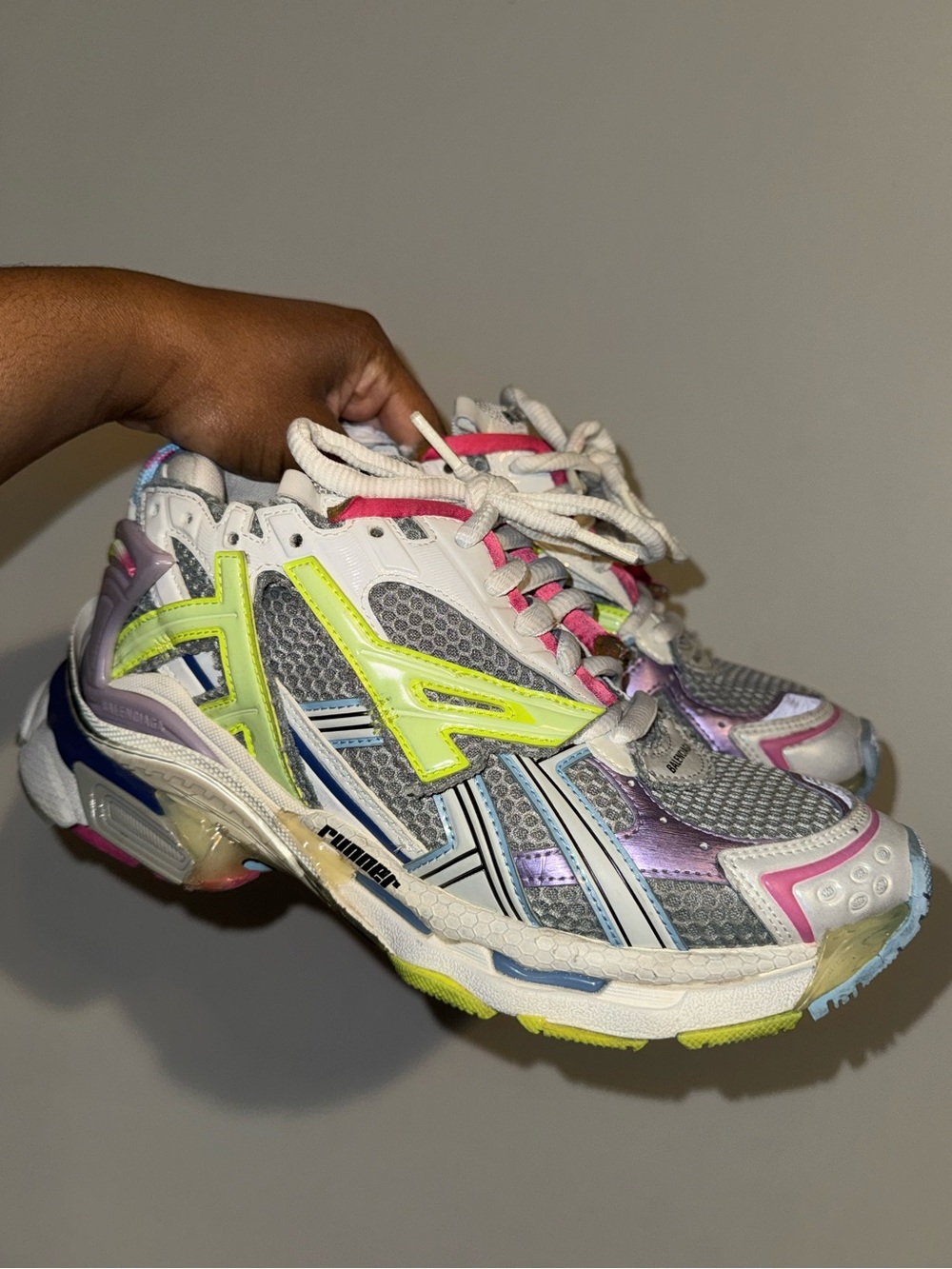 Balenciaga Mesh Panelled Sneakers